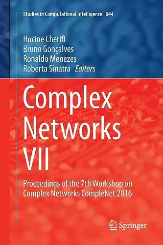 Complex Networks VII cover