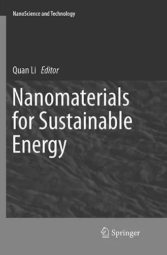 Nanomaterials for Sustainable Energy cover