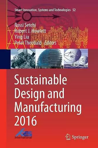 Sustainable Design and Manufacturing 2016 cover