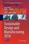 Sustainable Design and Manufacturing 2016 cover