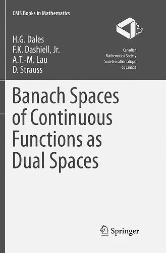 Banach Spaces of Continuous Functions as Dual Spaces cover