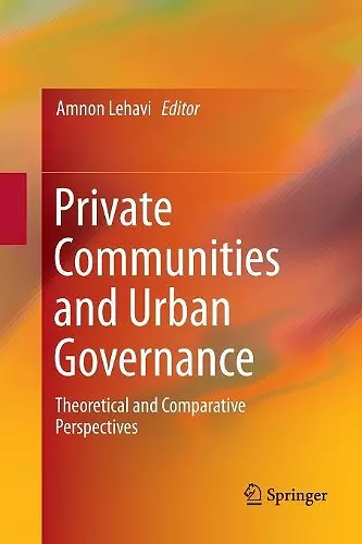 Private Communities and Urban Governance cover