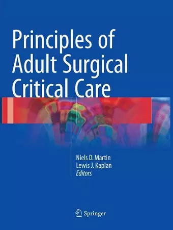 Principles of Adult Surgical Critical Care cover