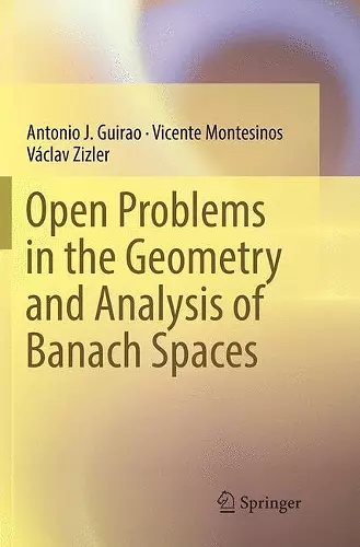 Open Problems in the Geometry and Analysis of Banach Spaces cover