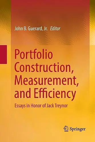 Portfolio Construction, Measurement, and Efficiency cover