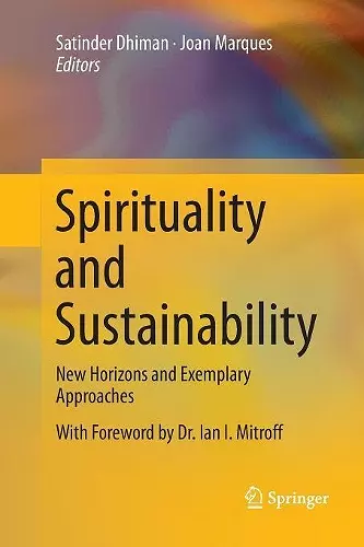 Spirituality and Sustainability cover