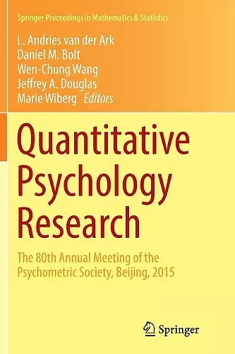 Quantitative Psychology Research cover