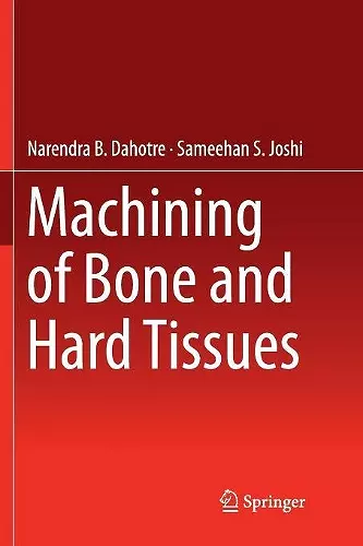 Machining of Bone and Hard Tissues cover