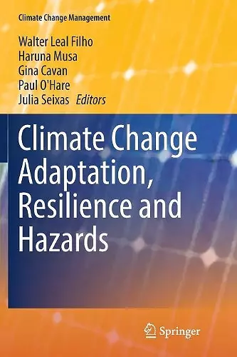 Climate Change Adaptation, Resilience and Hazards cover