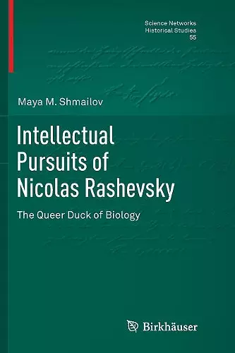 Intellectual Pursuits of Nicolas Rashevsky cover
