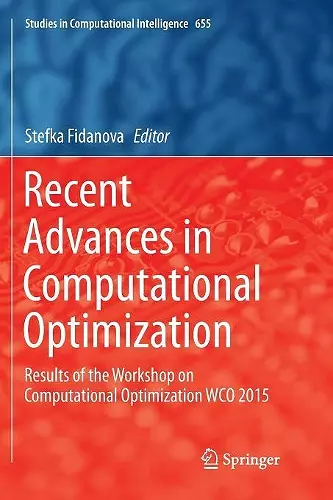 Recent Advances in Computational Optimization cover