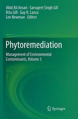 Phytoremediation cover