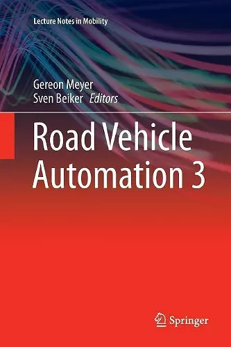 Road Vehicle Automation 3 cover