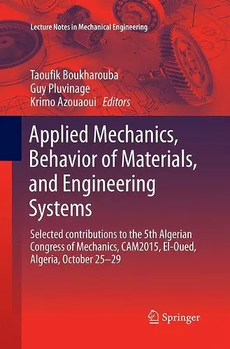 Applied Mechanics, Behavior of Materials, and Engineering Systems cover