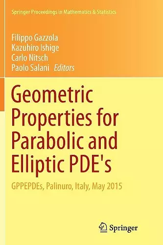 Geometric Properties for Parabolic and Elliptic PDE's cover