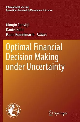 Optimal Financial Decision Making under Uncertainty cover