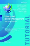 Privacy and Identity Management. Time for a Revolution? cover