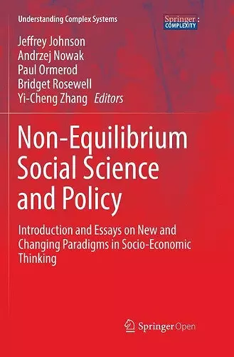 Non-Equilibrium Social Science and Policy cover