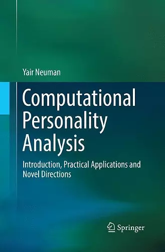 Computational Personality Analysis cover