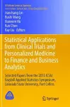 Statistical Applications from Clinical Trials and Personalized Medicine to Finance and Business Analytics cover