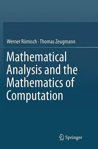 Mathematical Analysis and the Mathematics of Computation cover