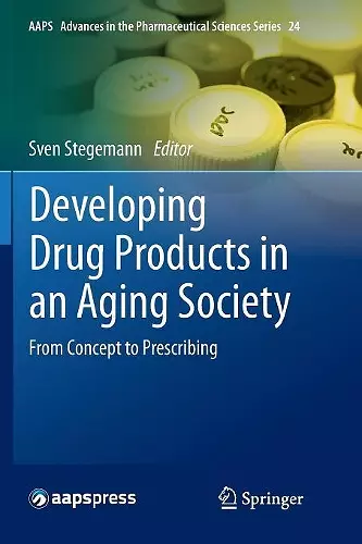 Developing Drug Products in an Aging Society cover