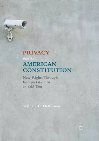 Privacy and the American Constitution cover