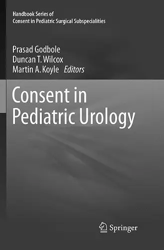 Consent in Pediatric Urology cover