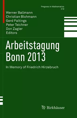 Arbeitstagung Bonn 2013 cover