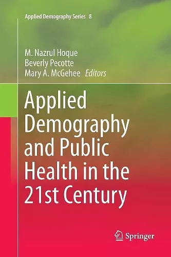 Applied Demography and Public Health in the 21st Century cover