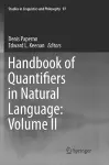 Handbook of Quantifiers in Natural Language: Volume II cover