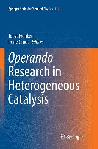 Operando Research in Heterogeneous Catalysis cover