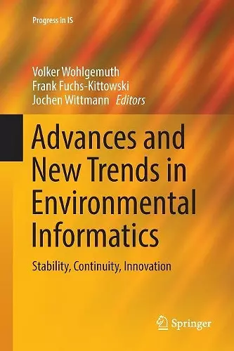 Advances and New Trends in Environmental Informatics cover