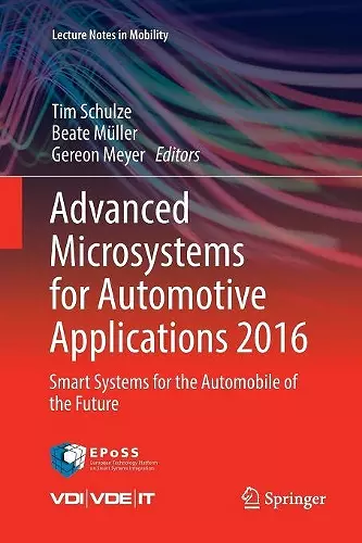 Advanced Microsystems for Automotive Applications 2016 cover