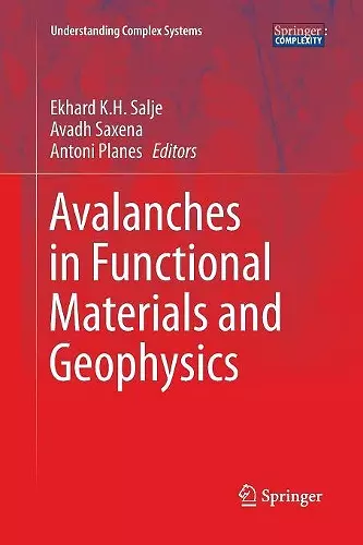 Avalanches in Functional Materials and Geophysics cover
