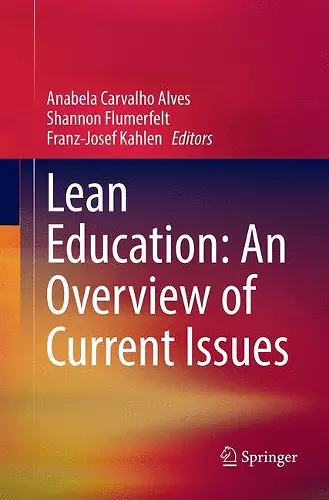 Lean Education: An Overview of Current Issues cover