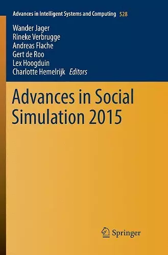 Advances in Social Simulation 2015 cover