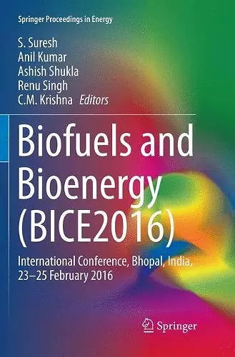 Biofuels and Bioenergy (BICE2016) cover