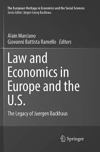 Law and Economics in Europe and the U.S. cover