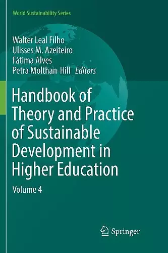 Handbook of Theory and Practice of Sustainable Development in Higher Education cover