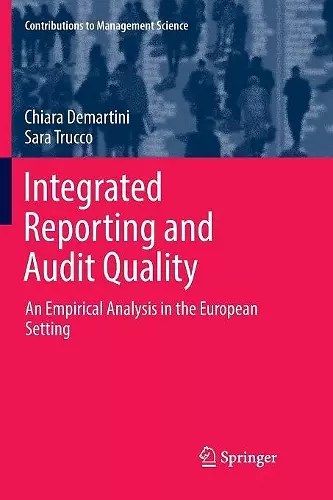 Integrated Reporting and Audit Quality cover
