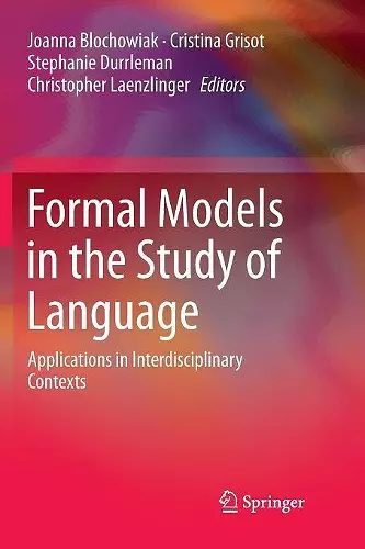 Formal Models in the Study of Language cover