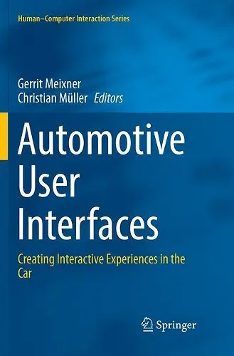 Automotive User Interfaces cover