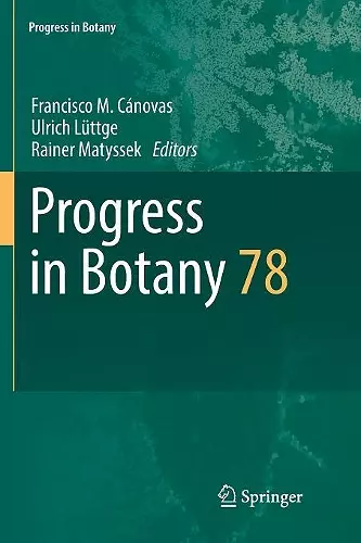 Progress in Botany Vol. 78 cover