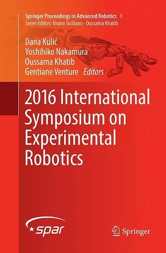 2016 International Symposium on Experimental Robotics cover