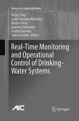 Real-time Monitoring and Operational Control of Drinking-Water Systems cover