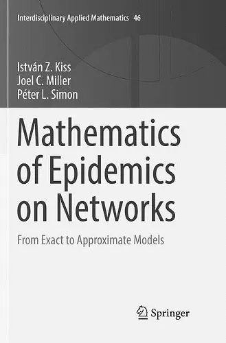 Mathematics of Epidemics on Networks cover