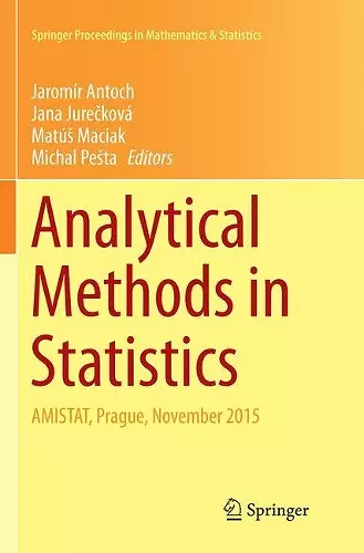 Analytical Methods in Statistics cover