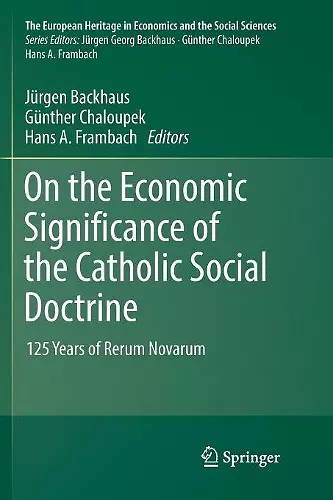 On the Economic Significance of the Catholic Social Doctrine cover