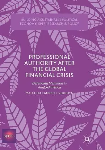Professional Authority After the Global Financial Crisis cover